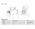 Startr BOSCH ‐ BO 0986027030