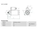 BOSCH Startr ‐ BO 0986028050