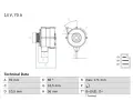 Alterntor BOSCH ‐ BO 0986033810