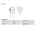 Alterntor BOSCH ‐ BO 0986034170