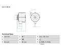 Alterntor BOSCH ‐ BO 0986034230