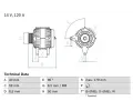 Alterntor BOSCH ‐ BO 0986038950