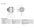 Alterntor BOSCH ‐ BO 0986039100