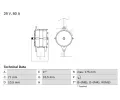Alterntor BOSCH ‐ BO 0986039340