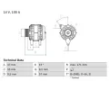 Alterntor BOSCH ‐ BO 0986040370