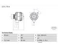 Alterntor BOSCH ‐ BO 0986040461