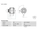 Alterntor BOSCH ‐ BO 0986041300