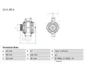 Alterntor BOSCH ‐ BO 0986041530