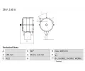 BOSCH Alterntor ‐ BO 0986041640