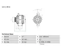 Alterntor BOSCH ‐ BO 0986041800