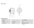 BOSCH Altern�tor&nbsp;&dash;&nbsp;BO 0986041940
