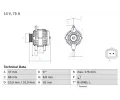 Alterntor BOSCH ‐ BO 0986042191