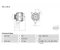 Alterntor BOSCH ‐ BO 0986042360