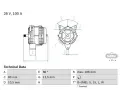 Alterntor BOSCH ‐ BO 0986042590