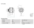 Alterntor BOSCH ‐ BO 0986042660