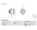 Alterntor BOSCH ‐ BO 0986042720