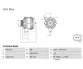 Alterntor BOSCH ‐ BO 0986042730