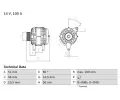 Alterntor BOSCH ‐ BO 0986042750