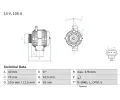 Alterntor BOSCH ‐ BO 0986042790