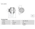 Alterntor BOSCH ‐ BO 0986042840