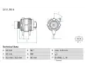Alternátor BOSCH ‐ BO 0986043141 Alternátor BOSCH ‐ BO 0986043141