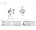 Alterntor BOSCH ‐ BO 0986043660