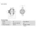 BOSCH Alterntor ‐ BO 0986043900