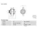 Alterntor BOSCH ‐ BO 0986044010