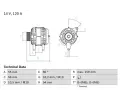 Alterntor BOSCH ‐ BO 0986044410