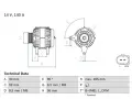 BOSCH Alterntor ‐ BO 0986044460