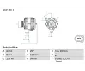 Alterntor BOSCH ‐ BO 0986044490