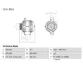 BOSCH Alterntor ‐ BO 0986045181