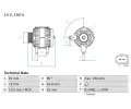 BOSCH Alterntor ‐ BO 0986045251