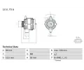 Alterntor BOSCH ‐ BO 0986045751