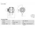 Alterntor BOSCH ‐ BO 0986046050