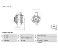 Alterntor BOSCH ‐ BO 0986046340