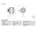 Alterntor BOSCH ‐ BO 0986046440