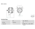 Alterntor BOSCH ‐ BO 0986046590