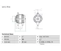 BOSCH Altern�tor&nbsp;&dash;&nbsp;BO 0986047200