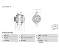 Alterntor BOSCH ‐ BO 0986047240