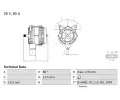 Alterntor BOSCH ‐ BO 0986047420