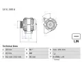 Alterntor BOSCH ‐ BO 0986047500