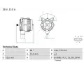 Alterntor BOSCH ‐ BO 0986047520