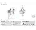 Alterntor BOSCH ‐ BO 0986047820