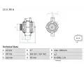 Alterntor BOSCH ‐ BO 0986047840