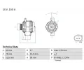 Alterntor BOSCH ‐ BO 0986047910