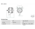 Alterntor BOSCH ‐ BO 0986048110