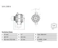 Alterntor BOSCH ‐ BO 0986048740