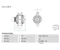Alterntor BOSCH ‐ BO 0986049010
