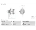 Alterntor BOSCH ‐ BO 0986049081